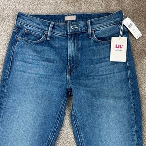 MOTHER Lil Mid Rise Dazzler Ankle